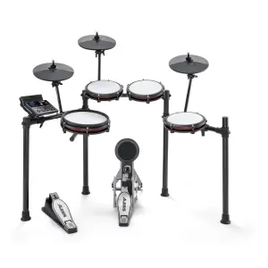 Alesis Nitro Max Kit – 8-Piece Electronic Drum Kit with Mesh Heads & Bluetooth