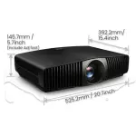 BenQ W5800 4K Laser Home Cinema Projector with HDR-Pro 2600 Lumens