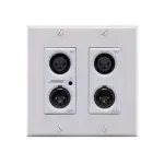 Bose ControlSpace WP22B‑D – 2×2 Dante Wall Plate Interface