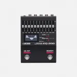 Boss EQ‑200 Graphic Equalizer – Guitar Effects Pedal for Tone Shaping