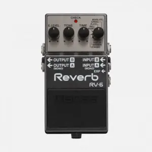 Boss RV-6 (Black) Multi-Mode Reverb Guitar Pedal