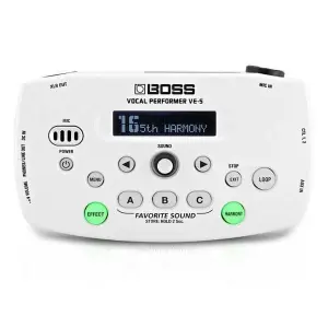 Boss VE‑5 Vocal Performer – Compact Vocal Effects Processor Pedal