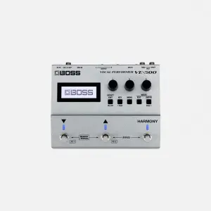 Boss VE-500 Vocal Performer Effects Processor Guitar Pedal,Silver