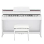 Casio AP-470 C2 Celviano Digital Piano - 88 Keys – White | Elegant Home Digital Piano with Adapter