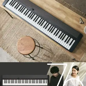 Casio Casiotone CT-S1-76 Digital Keyboard Black 76 Keys