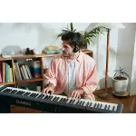 Casio CDP-S160 Digital Piano – 88 Weighted Keys, Black, Compact & Portable