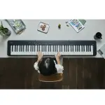 Casio CDP-S160 Digital Piano – 88 Weighted Keys, Black, Compact & Portable