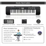 Casio CTK-240H2 49-Key Beginner Portable Keyboard with Built-in Sounds
