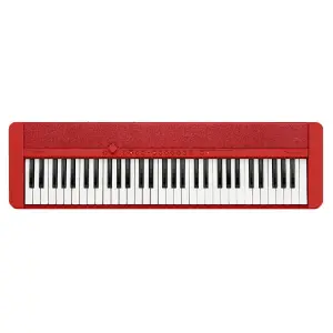 Casio CT-S1 - Stylish 61-Key Portable Keyboard in Red