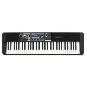 Casio CT-S500C2 61-Key Portable Keyboard – Black with Adapter, Touch-Sensitive Keys, MIDI, Bluetooth