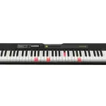 Casio LK-S250 61-Key Lighted Keyboard – Black, Premium Touch-Sensitive Keys