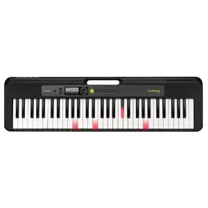 Casio LK-S250 61-Key Lighted Keyboard – Black, Premium Touch-Sensitive Keys