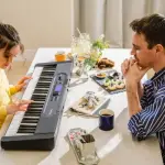 Casio LK-S450 61-Key Lighted Keyboard – Touch-Sensitive Keys, USB-MIDI, Black