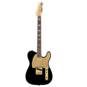 Fender 0379400506 Squier 40th Anniversary Telecaster Gold Edition Black