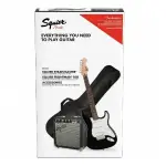 Fender 0301812406 Squier Affinity Stratocaster Guitar Package Black