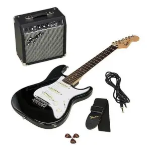 Fender 0301812606 PK Strat Ss Sq10G Black 230V Uk