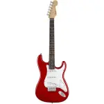 Fender 0370910558 Squier Strat HT Electric Guitar – Hardtail Bridge – Red Finish