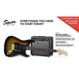 Fender 0371814432 PK Strat Hss 15G Bsb 230