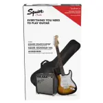 Fender 0371823432 PK SQ STRAT BSB GB 10G 230V Electric Guitar Package