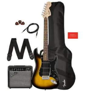 Fender 0371824632 Af Strat Hss Bsb Gb 230V Electric Guitar Package