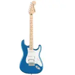 Fender 0372820402 Squier Affinity Series Stratocaster HSS Electric Guitar Package Lake Placid Blue