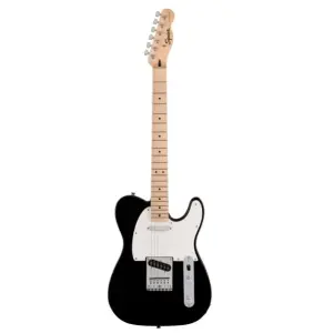 Fender 0373452506 Sonic Telecaster® Maple Fingerboard White Pickguard Black