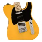 Fender 0373453550 Squier Sonic Telecaster Electric Guitar, Butterscotch Blonde