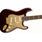 Fender 0379410515 Squier 40Th Anniversary Stratocaster Electric Guitar Gold Edition Ruby Red Metallic