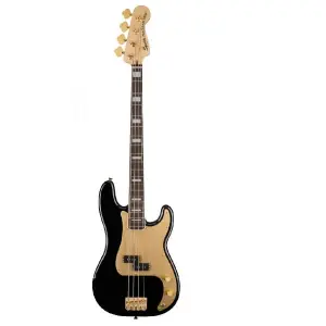Fender 0379430506 SQ 40 P BASS LRL GHW GPG Electric Guitar-Black