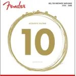 Fender 0730070402 Acoustic Guitar Strings - 70XL Gauge | Crisp Tone & Extended Durability