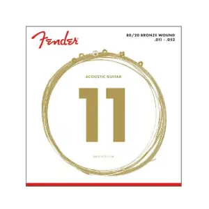 Fender 0730070405 70 Bronze Acoustic Guitar Strings | Warm, Rich Tone & Durable