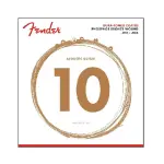Fender 0730860402 DURA-TONE Coated Phosphor Bronze Guitar Strings – Long-Lasting, Bright Tone