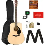 Fender 0961281021 Cd-60S Dreadnought Pack, Nat