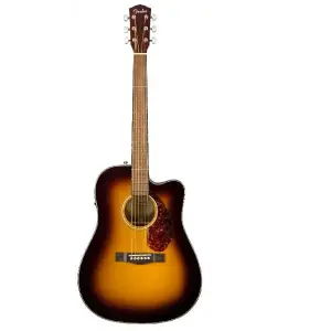 Fender 0970213332 CD-140SCE Dread Acoustic Guitar- Sunburst w/case WN