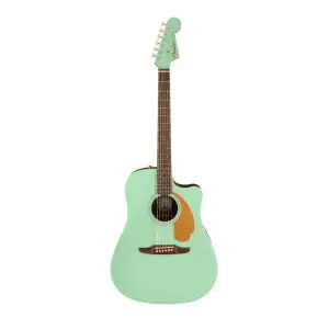 Fender 0970713557 Fsr Redondo Player Acoustic Guitar , Walnut Fingerboard, Surf Green