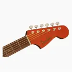 Fender - 0970722540 Malibu Player Walnut Fingerboard White Pickguard Fiesta Red