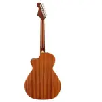 Fender 0970743069 Limited Edition NewPorter player acoustic Electric Guitar in Charcoal Frost Metallic