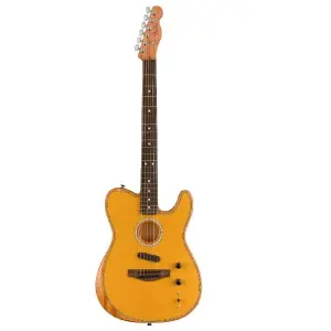 Fender 0972213250 ACOUSTASONIC PLYR TELE Acoustic Guitar -Butterscotch Blonde
