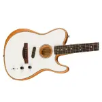 Fender 0972213280 ACOUSTASONIC PLYR TELE Acoustic Guitar - Arctic White