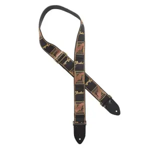 Fender 0990630003 BLK/YEL/BRWN ukulele strap