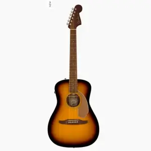 Fender Acoustic Guitar 0970722503 Malibu Player Walnut Fingerboard Gold Pickguard Sunburst