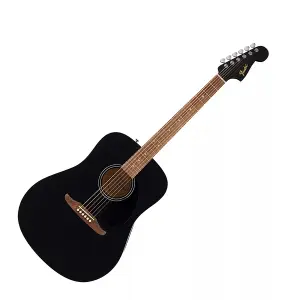 Fender California Debut Redondo Acoustic Guitar – Black Satin Finish (0974000506)