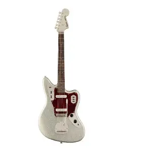Fender Classic Vibes 60S Jaguar LRL MH SSP 0374092581 Electric Guitar-Silver Sparkle