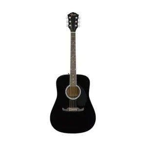 Fender FA-125 Dreadnought Acoustic Guitar – Black | Model 0971210706