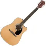 Fender FA-125CE Dreadnought Acoustic-Electric Guitar – Natural Finish