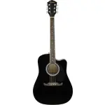 Fender FA-125CE Dreadnought Walnut Electro Acoustic Guitar Black 0971113506