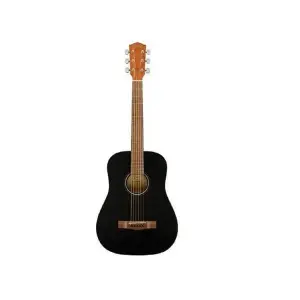 Fender FA-15 3/4 Size Acoustic Guitar – Black with Gig Bag