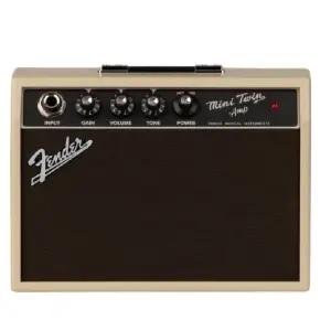 Fender Mini ’65 Twin Amp Blonde – Portable Guitar Amplifier