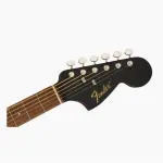 Fender Monterey Standard - Acoustic-Electric Guitar with Walnut Fingerboard and Black Finish