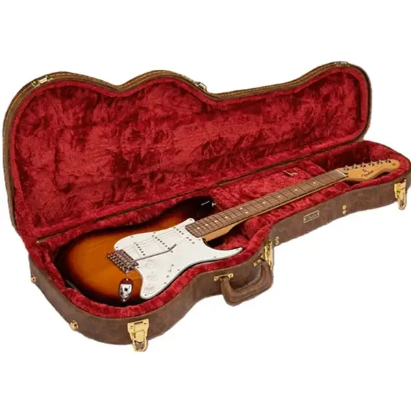 Fender Poodle Case for Stratocaster/Telecaster – Brown Vintage-Inspired Soft Gig Bag (0996105322)